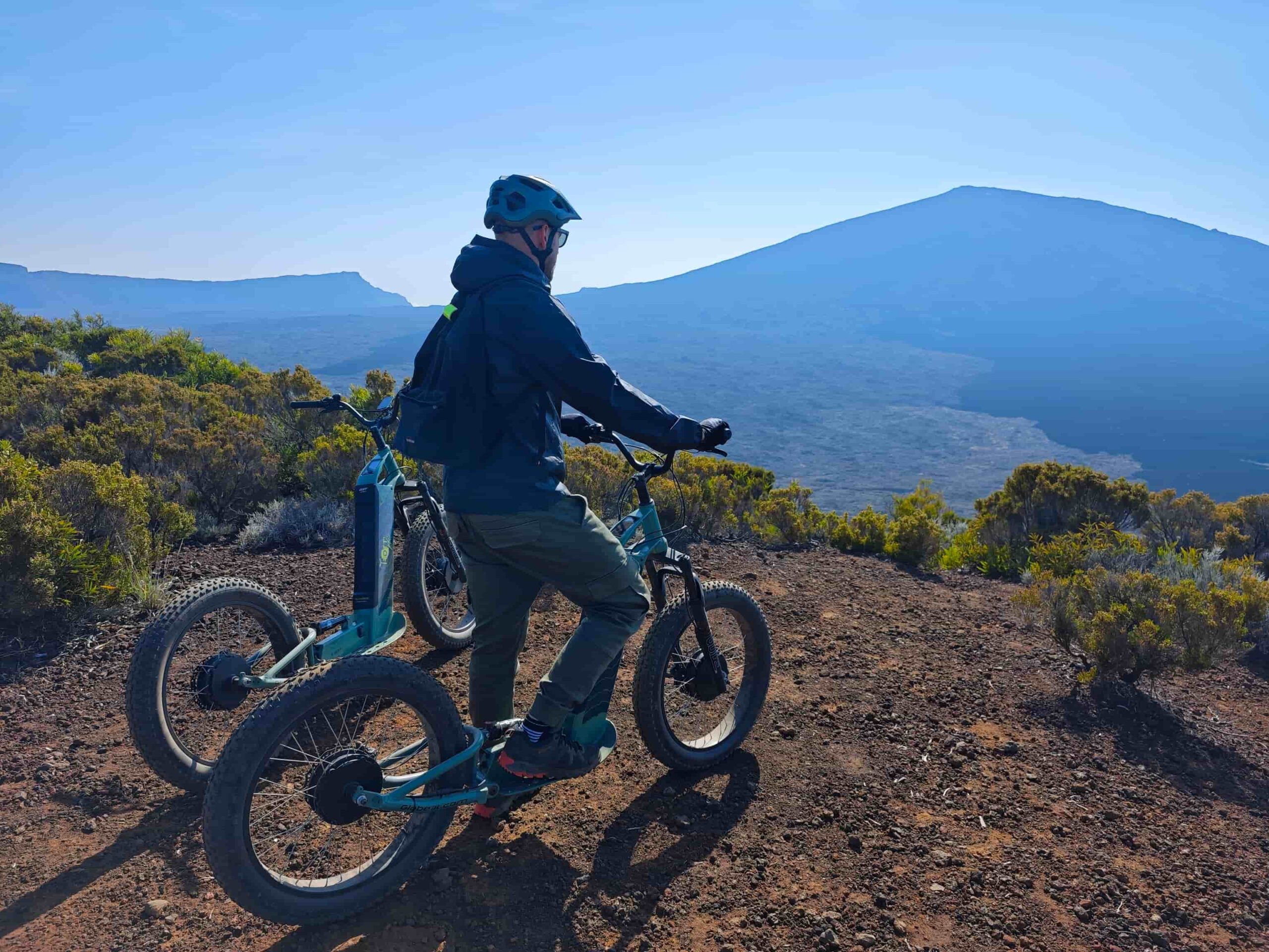 Activité nature à La Réunion en trottinette électrique tout-terrain avec TROTT’PÉI